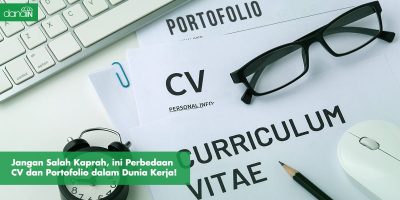 danain-perbedaan CV dan portofolio-gambar ilustrasi CV