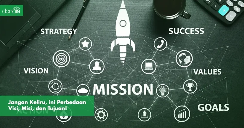 danain-Perbedaan visi, misi, dan tujuan-gambar ilustrasi visi dan misi